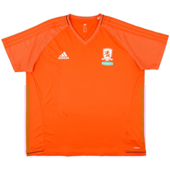 2017-18 Middlesbrough adizero Training Shirt - 8/10 - (XXL)