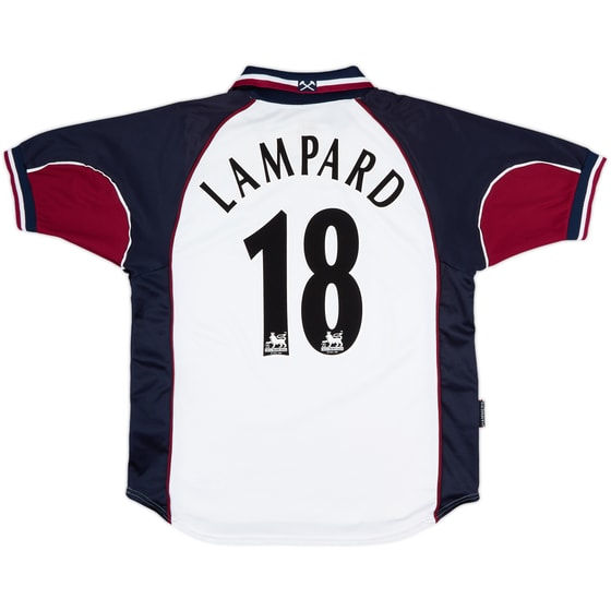 1999-01 West Ham Away Shirt Lampard #18 - 8/10 - (L)