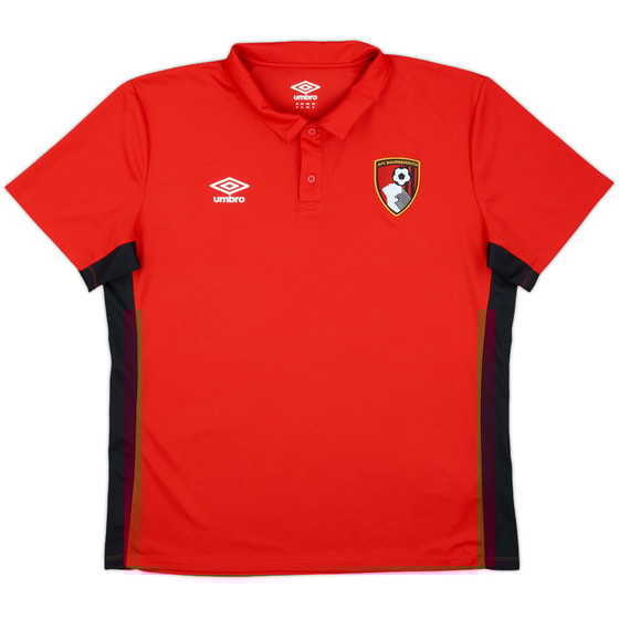 2018-19 Bournemouth Umbro Polo Shirt - 9/10 - (XL)