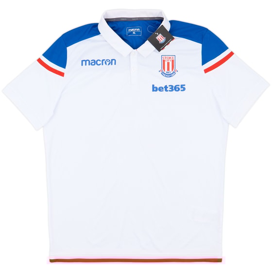 2016-18 Stoke City Macron Polo Shirt (XL)