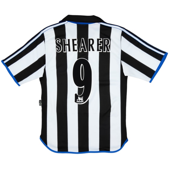 1999-00 Newcastle Home Shirt Shearer #9 - 8/10 - (S)