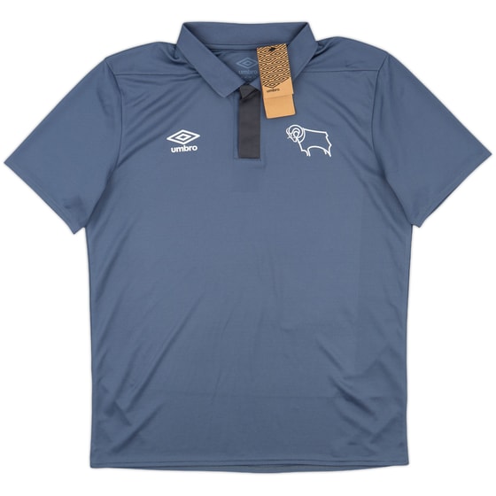 2020-21 Derby County Umbro Polo Shirt (L)