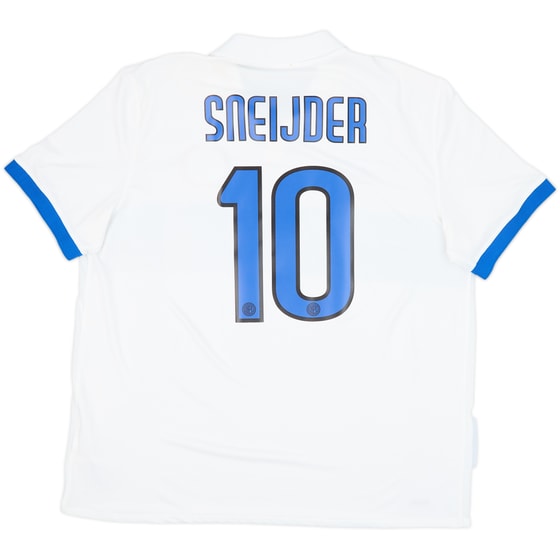 2009-10 Inter Milan Away Shirt Sneijder #10 - 7/10 - (XXL)