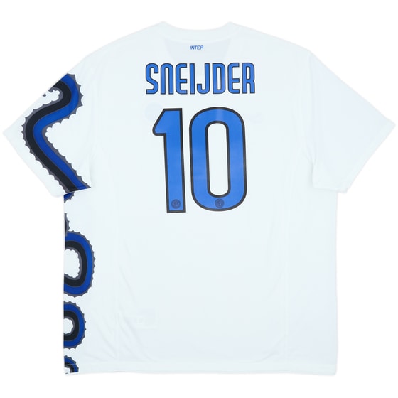 2010-11 Inter Milan Away Shirt Sneijder #10 - 7/10 - (XXL)