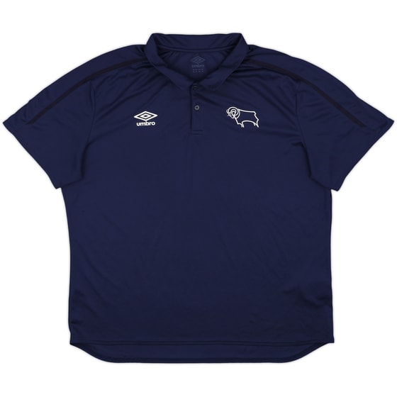 2020-21 Derby County Umbro Polo Shirt - 9/10 - (3XL)