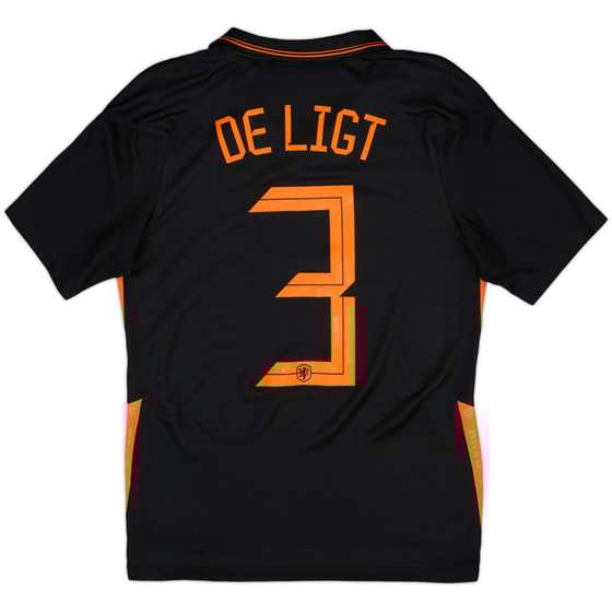 2020-22 Netherlands Away Shirt De Ligt #3 - 9/10 - (S)