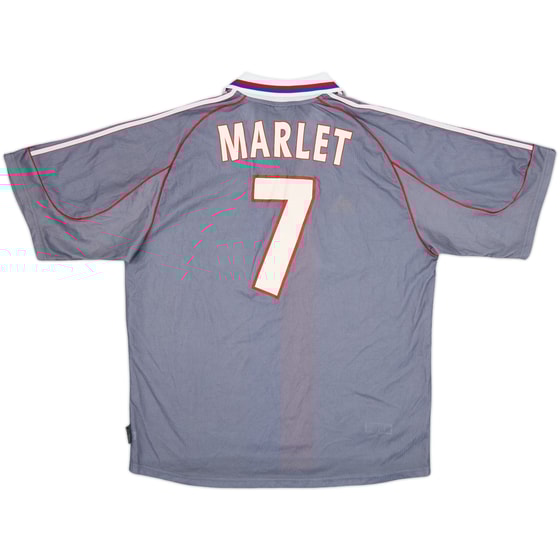 2001-02 Lyon Third Shirt Marlet #7 - 8/10 - (XL)