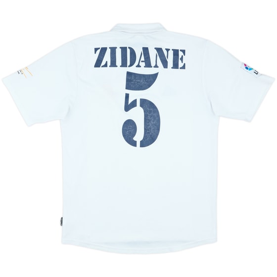2001 Real Madrid Home Shirt Zidane #5 - 6/10 - (M)