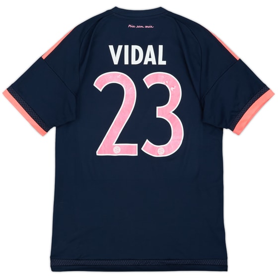 2015-16 Bayern Munich Third Shirt Vidal #23 - 5/10 - (S)
