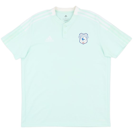 2021-22 Cardiff City adidas Polo Shirt - 8/10 - (L)