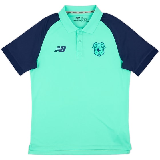 2023-24 Cardiff City New Balance Polo Shirt - 7/10 - (S)