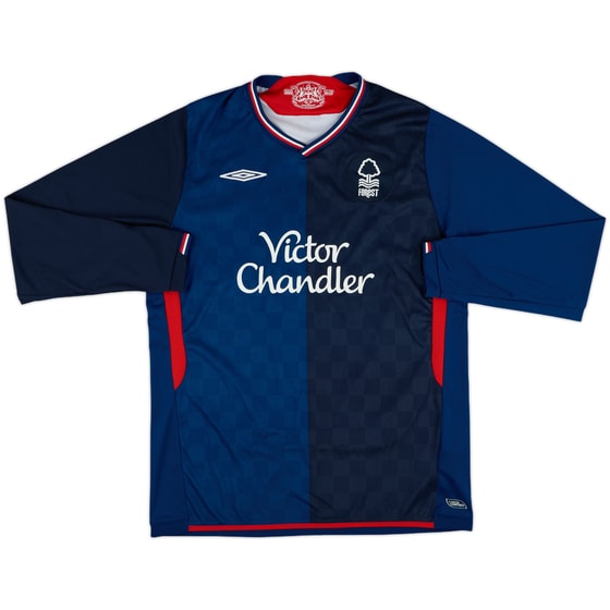 2009-10 Nottingham Forest Away L/S Shirt - 7/10 - (L)