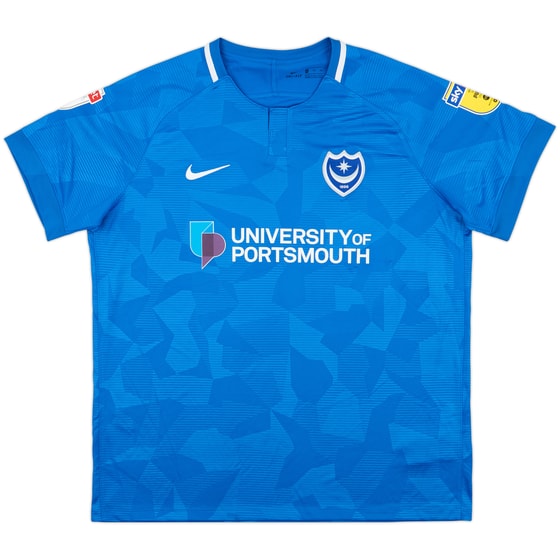 2018-19 Portsmouth Home Shirt - 7/10 - (XXL)