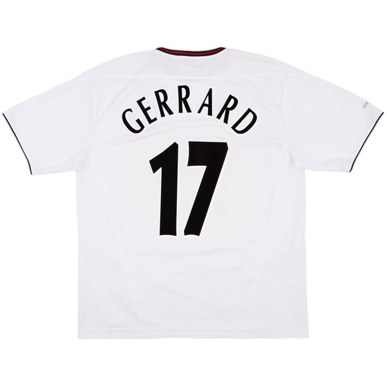 2003-04 Liverpool Away Shirt Gerrard #17 - 9/10 - (L)