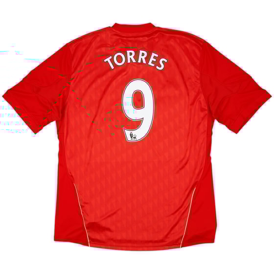 2010-12 Liverpool Home Shirt Torres #9 - 5/10 - (XL)