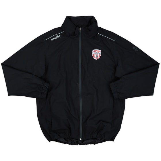 2008-09 Derry City O'Neills Hooded Rain Jacket - 8/10 - (M)