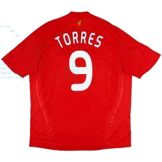 2008-10 Liverpool Home Shirt Torres #9 - 6/10 - (XXL)