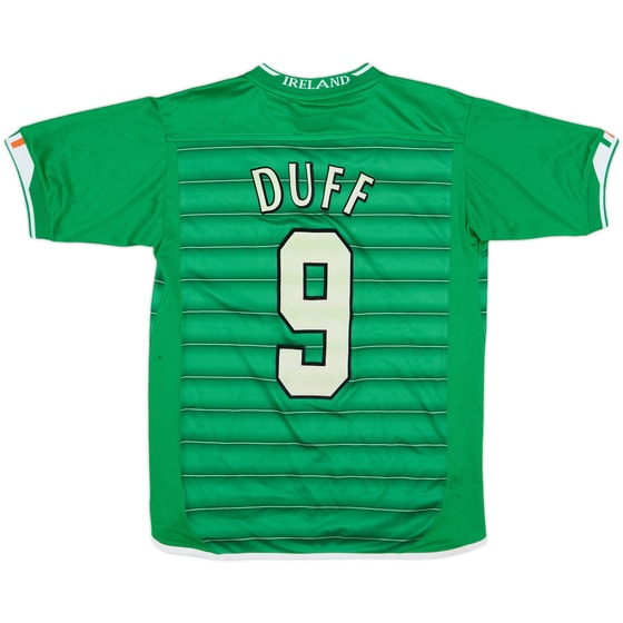 2003-04 Ireland Home Shirt Duff #9 - 7/10 - (L.Boys)