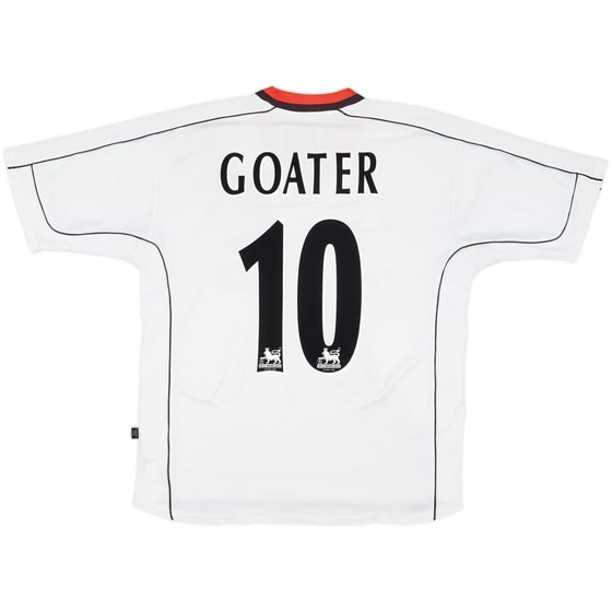 2002-03 Manchester City Away Shirt Goater #10 - 8/10 - (M)