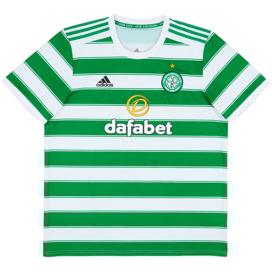 2021-22 Celtic Home Shirt - 10/10 - (XL)