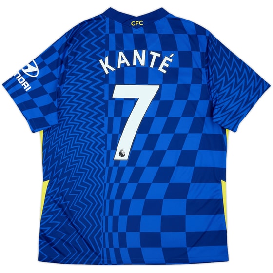 2021-22 Chelsea Home Shirt Kante #7 - 9/10 - (XL)