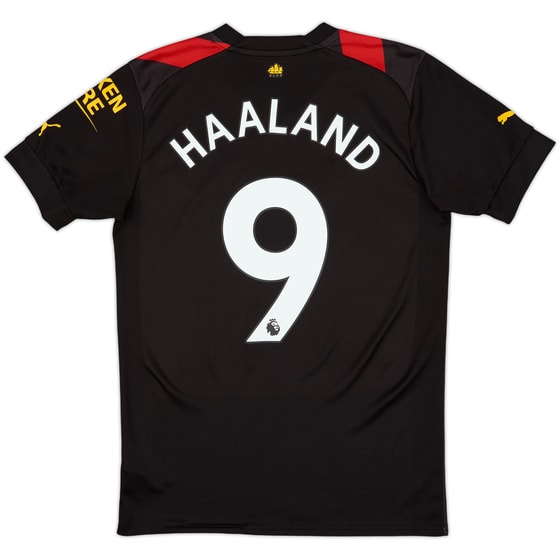 2022-23 Manchester City Away Shirt Haaland #9 - 10/10 - (S)