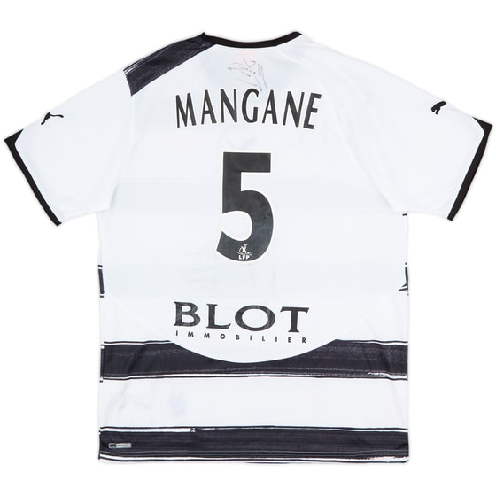 2010-11 Stade Rennais Signed Away Shirt Mangane #5 - 5/10 - (L)