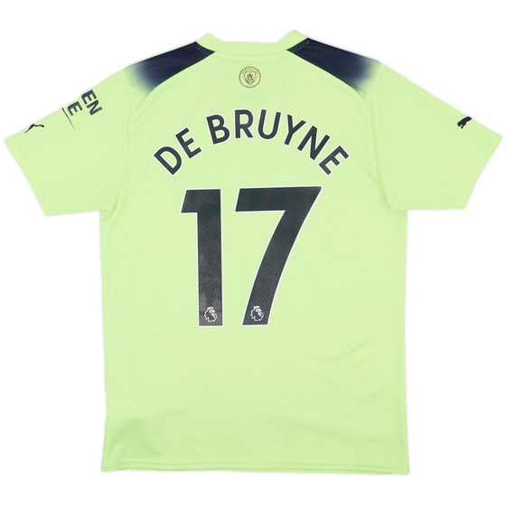 2022-23 Manchester City Third Shirt De Bruyne #17 - 10/10 - (M)