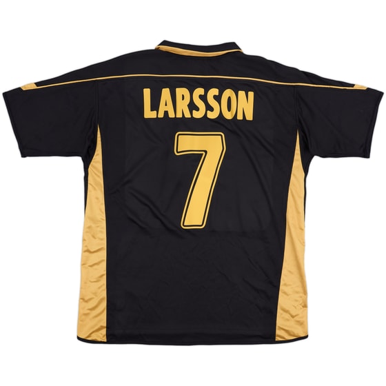 2003-04 Celtic Away Shirt Larsson #7 - 8/10 - (XL)
