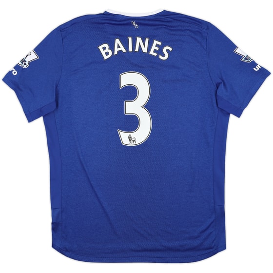2015-16 Everton Home Shirt Baines #3 - 10/10 - (XL)