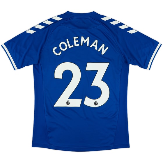 2020-21 Everton Home Shirt Coleman #23 - 8/10 - (M)