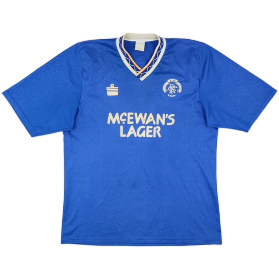 1990-92 Rangers Home Shirt - 4/10 - (L)