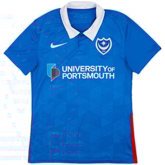 2020-21 Portsmouth Home Shirt - 8/10 - (S)