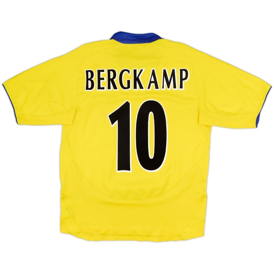 2003-05 Arsenal Away Shirt Bergkamp #10 - 7/10 - (M)