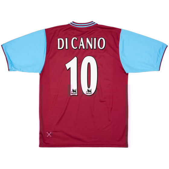 2001-03 West Ham Home Shirt Di Canio #10 - 9/10 - (L)