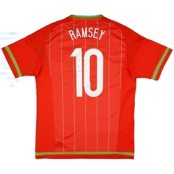 2015-16 Wales Home Shirt Ramsey #10 - 8/10 - (M)