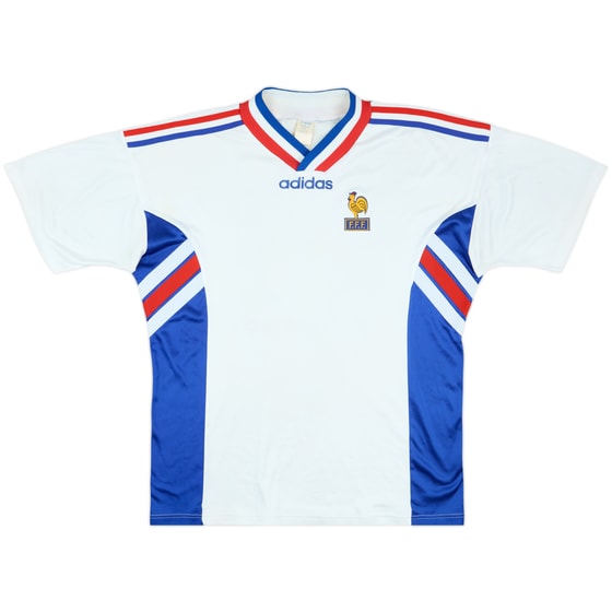 1996 France U-21 Match Issue Away Shirt #19