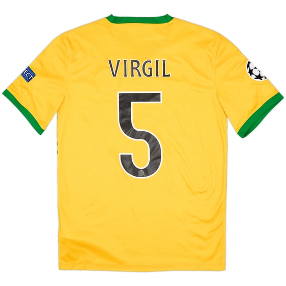 2013-14 Celtic Away Shirt Virgil #5 - 9/10 - (S)