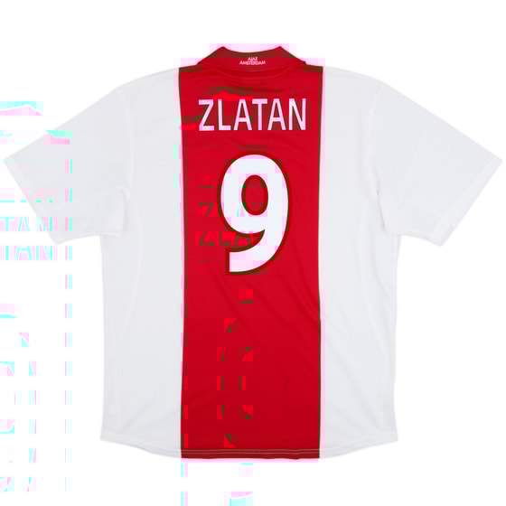 2001-02 Ajax Home Shirt Zlatan #9 - 8/10 - (XL)
