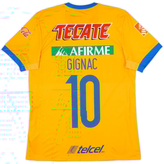 2017-18 Tigres UANL Home Shirt Gignac #10 - 8/10 - (L)