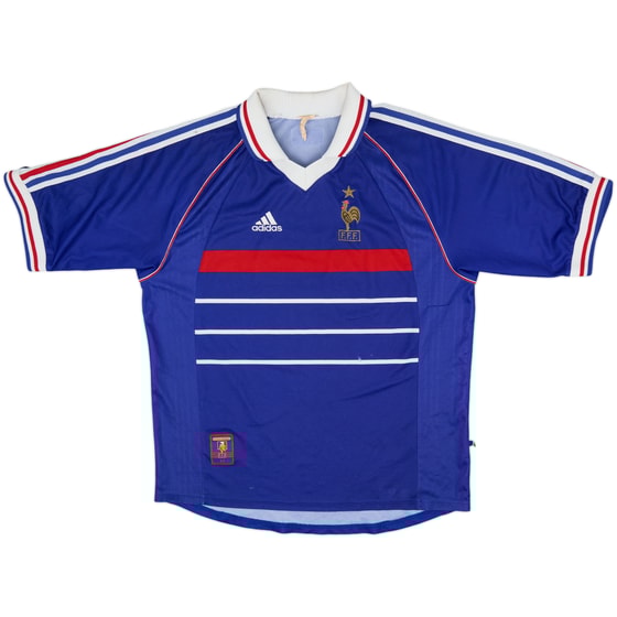 1998-00 France Home Shirt - 6/10 - (L)