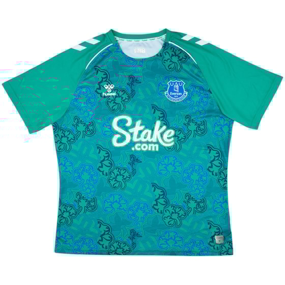 2023-24 Everton Hummel 'St Patrick's Day' Pre Match Shirt - 10/10 - (3XL)