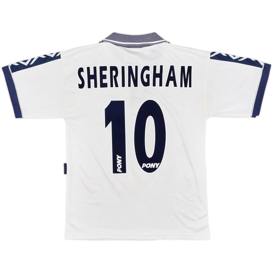 1995-97 Tottenham Home Shirt Sheringham #10 - 8/10 - (S)