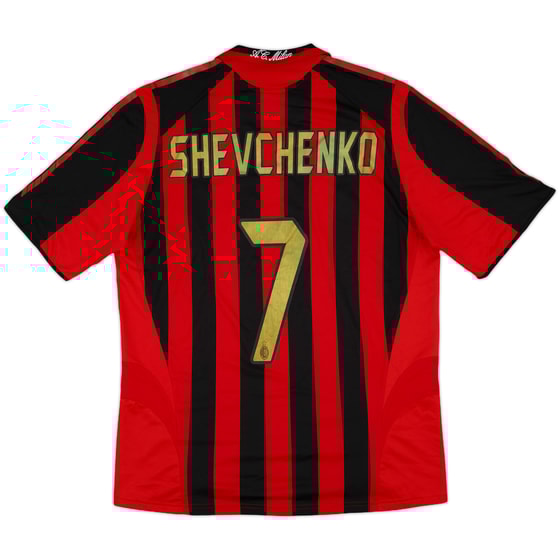 2005-06 AC Milan Home Shirt Shevchenko #7 - 8/10 - (L)