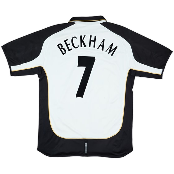 2001-02 Manchester United Centenary Away/Third Shirt Beckham #7 - 6/10 - (L)