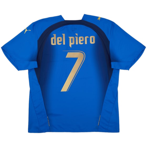 2006 Italy Home Shirt Del Piero #7 (L)