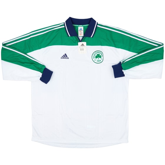 2000-01 Panathinaikos Player Issue Away L/S Shirt (XL)