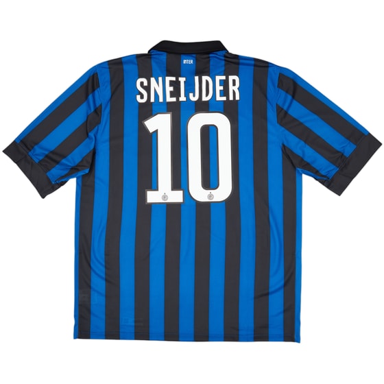 2011-12 Inter Milan Home Shirt Sneijder #10 (XL)