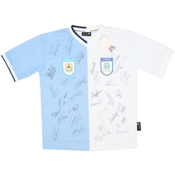 2000s Coventry Everton Half and Half Signed Shirt (S)