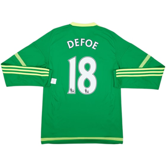 2015-16 Sunderland Away L/S Shirt Defoe #18 (S)